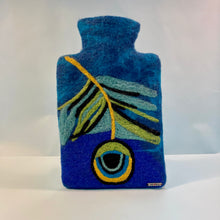 Lade das Bild in den Galerie-Viewer, "Pfauenfeder" | Wärmflaschenhülle