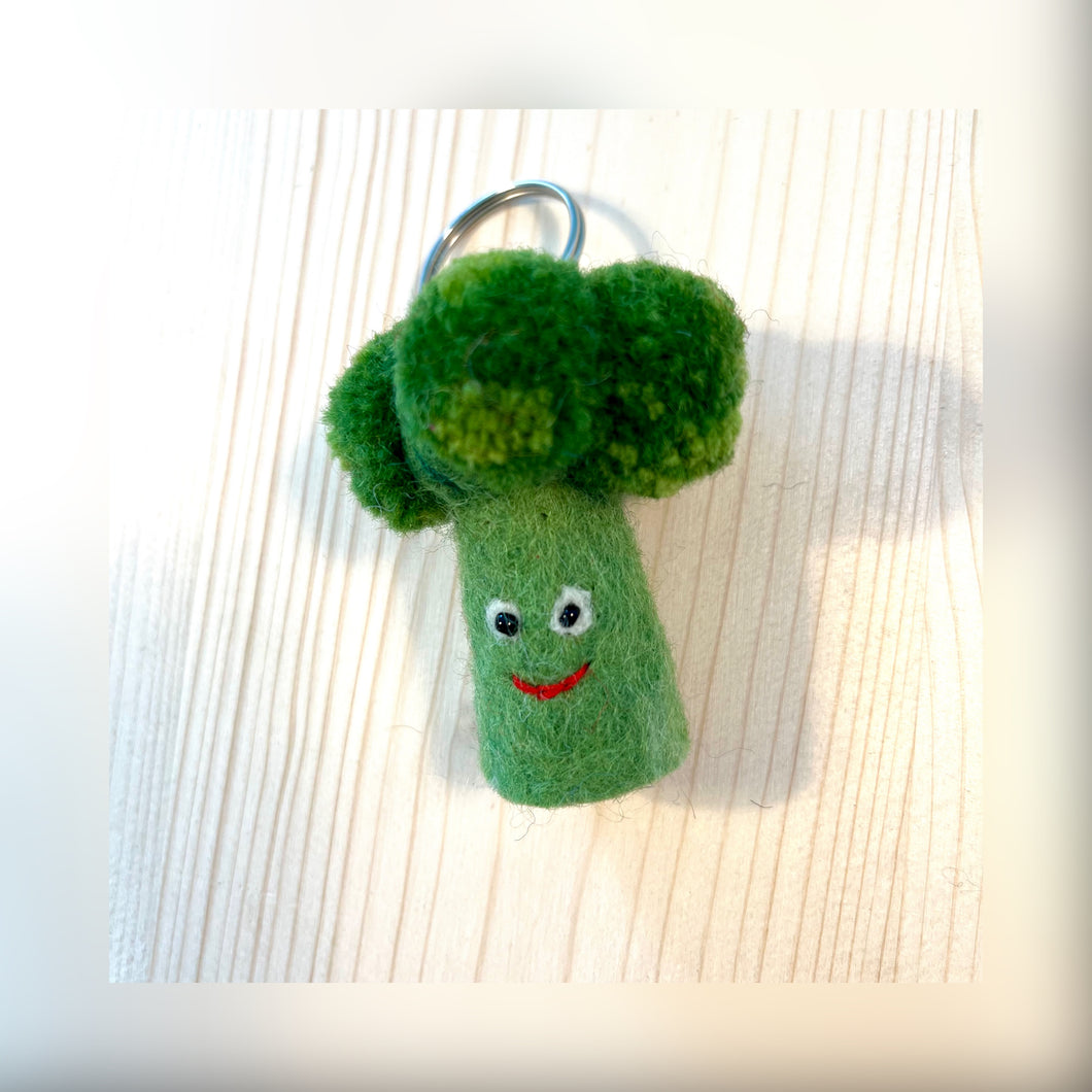 Gemüse-Schlüsselanhänger: Brokkoli