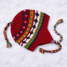 Lade das Bild in den Galerie-Viewer, "Annapurna" | Ohrenklappen-Beanie: rot
