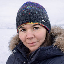 Lade das Bild in den Galerie-Viewer, "Narayani" | Beanie: rainbow-anthrazit
