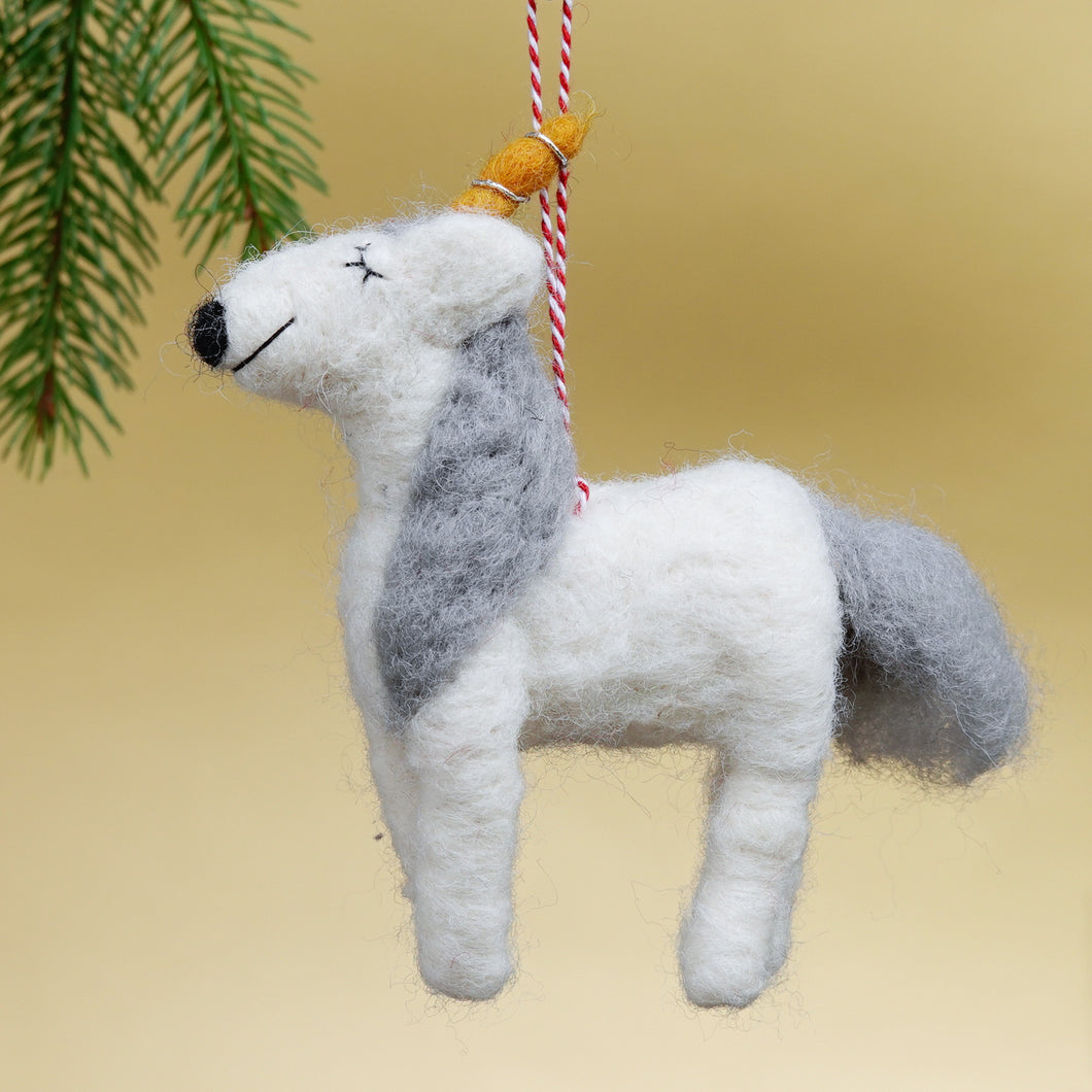 Anhänger: Einhorn, weiß