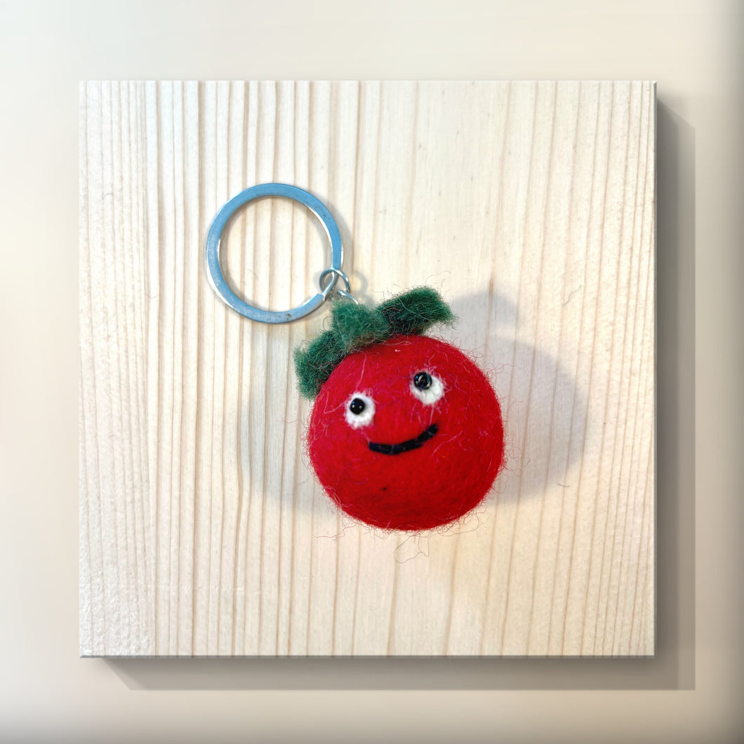 Gemüse-Schlüsselanhänger: Tomate
